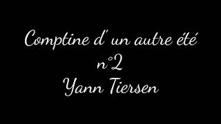 Yann Tiersen  comptine dété n°2  piano cover [upl. by Colpin686]