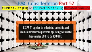 EMC Part 52 How to Conduct Radiated Emission CISPR 11 amp 32 Group 1 amp 2 Class A amp B EU Stds [upl. by Ylla]