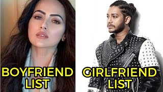 Melvin Louis Girlfriend List Vs Sana Khan Boyfriend List [upl. by Nos846]