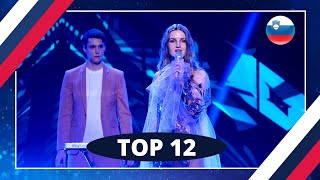 TOP 12  EMA 2022  FINAL  EUROVISION 2022  SLOVENIA [upl. by Aihsekal]