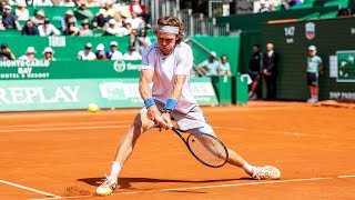 Andrey Rublev amp Alexander Zverev Practice Highlights  MonteCarlo 2024 [upl. by Tdnerb]