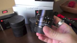 Leica lenses 50 Summicron APO Noctilux and Summilux [upl. by Esinet]