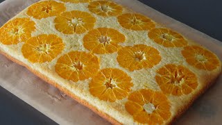 The Famous Mandarin Cake  Quick and Easy Recipe [upl. by Sibel]