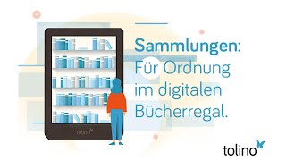 tolino entdecken  Sammlungen auf dem tolino eReader anlegen [upl. by Ashby]