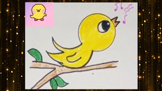 How to draw chick step by step  Easy baby 🐣🐤 chick drawing  Animal drawing  chick draw easy [upl. by Heyward169]