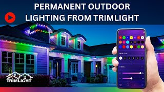 Trimlight Permanent Outdoor Lighting with the Trimlight Edge Controller [upl. by Lyssa]