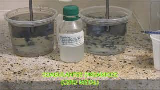 COAGULANTES ORGANICOS E INORGANICOS EN AGUAS RESIDUALES [upl. by Linehan]