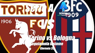 TORINO vs BOLOGNA  SERIE A  Giornata 35  DIRETTA  LIVE cronaca campo 3D  Inizio ore 2045 [upl. by Drofwarc447]