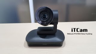 iTCam Webcam PTZ Full HD 10x Optical Zoom With Voice Tracking Review dan Penjelasan [upl. by Gnouhc]