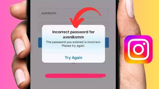 How To Fix Instagram Login Problem Incorrect Password iPhone [upl. by Neetsuj186]