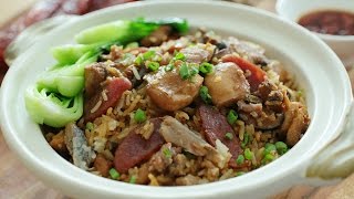 quotClaypotquot Rice Made In 30 Minutes With A Rice Cooker Recipe  电饭锅煲仔饭 [upl. by Liederman136]