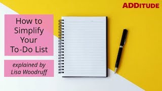 How to Simplify Your ToDo List [upl. by Elvia]