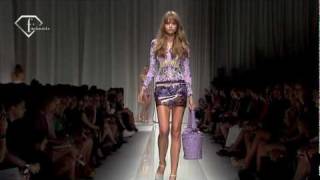 Milan Fashion Week SpringSummer 2010  Versace Fashion Show FashionTV  FTV [upl. by Angid]