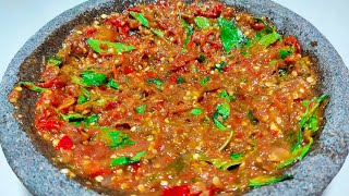 RESEP SAMBAL CAKALANG SUWIR PEDAS [upl. by Ordnasela722]