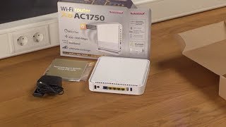 Unboxing en installatie van Sitecom WLR8100 WiFi Router X8 AC1750  NEDERLANDS [upl. by Uchida]