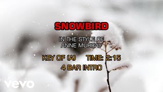 Anne Murray  Snowbird Karaoke [upl. by Noraj]