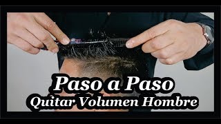 quitar volumen al cabello hombre [upl. by Airb]