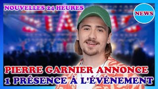 Pierre Garnier annonce sa présence à un événement « qui lui tient à cœur » et révèle son passé [upl. by Ezmeralda]