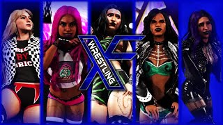 WWE 2K23 Complete CAW Showcase XFW Women [upl. by Mei424]