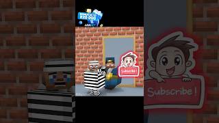 The Strange Mirror Fat Steve Prisoner Vs Fat Herobrine Policeshorts shortvideoviralshortsmrbeast [upl. by Nosae]