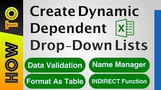 How To Do Three Different Drop Down Lists in Excel 2010 [upl. by Ayanet]