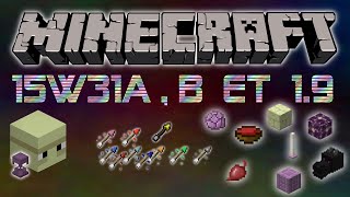 Minecraft 19  nouveaux items bocs flèches mobs etc [upl. by Eulalee]