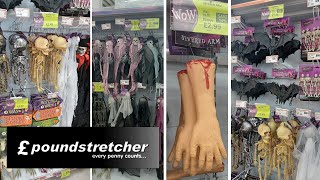 Halloween in Pound Stretcher 2024  Halloween Decorations [upl. by Eelarak]