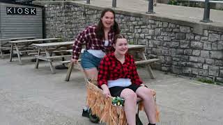 Lyme Regis Wacky Wheelbarrow Race 2024 [upl. by Enirhtac680]