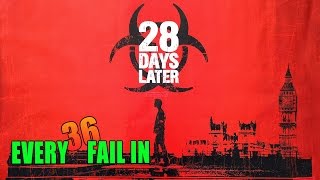 Every Fail In 28 Days Later  Everything Wrong With 28 Days Later Mistakes and Goofs [upl. by Neeven]