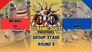 Dynamic Duos Philippines  Group Stage Round 5  Age of Empires 4 [upl. by Rodmur]