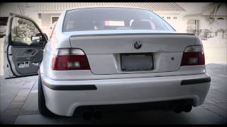 BMW E39 530i Exhaust Muffler and Resonator delete [upl. by Eannyl]