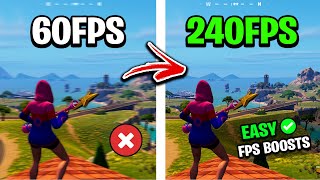 Fix FPS Drops amp BOOST FPS In Fortnite Chapter 5 Easy Steps [upl. by Aierdna93]