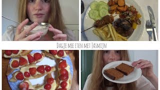 Jasmijn  What I eat in a Day  Dagje mee eten  Proud2bme [upl. by Marc]