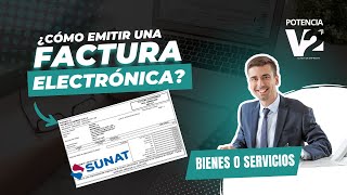 ¿CÓMO EMITIR UNA FACTURA ELECTRÓNICA DESDE SUNAT 2024 [upl. by Sterner]