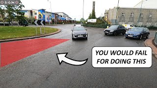 Staying in the Correct Lane on Roundabouts  60 SECOND DRIVING TIP [upl. by Irehj694]