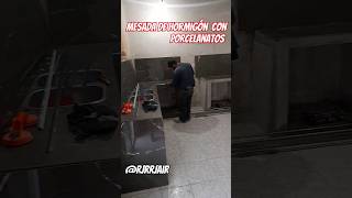 mesada de porcelanatos para cocina [upl. by Allisirp]