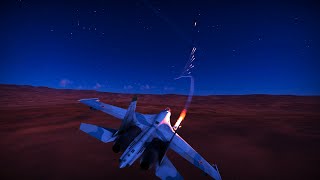 Su27 night air strike hunted by Mig29GMissile R73 War Thunder 4K warthundercinematic su27 mig29 [upl. by Neall]