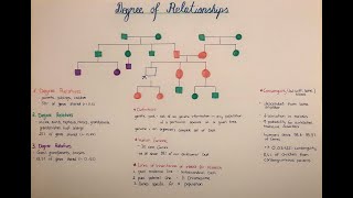 degree of relation coefficient of relation consanguinity [upl. by Laehpar]