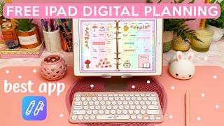 Digital Plan With Me in CollaNote  Best Free iPad App for Digital Planning [upl. by Stone]