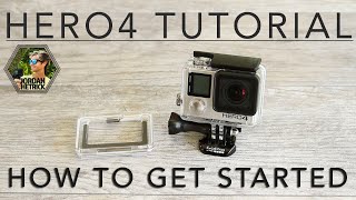 GoPro HERO 4 Black amp Silver Tutorial How To Get Started [upl. by Joaquin]