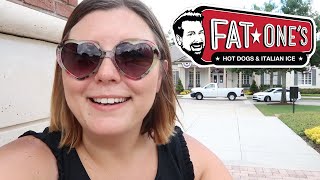 Eating Joey Fatones Hot Dogs NSync  Fat Ones Things to Do in Orlando [upl. by Saltzman]