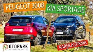 Peugeot 3008 vs Kia Sportage  KARŞILAŞTIRMA [upl. by Kimball433]