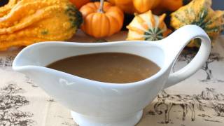 Turkey Gravy with Porcini Mushrooms and Marsala Wine  MakeAhead Thanksgiving Turkey Gravy Recipe [upl. by Incrocci307]