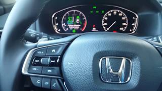 2018 Honda Accord Interior run over amp Pull to 60mph Tach View [upl. by Bathsheb92]