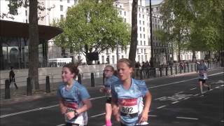 Virgin London Mini Marathon 2017 U13 Girls [upl. by Frentz]