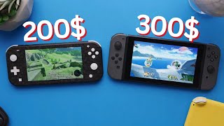 Nintendo Switch vs Switch Lite Is the 100 Difference Worth It [upl. by Lolande]