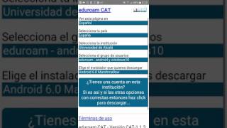 Configurar eduroam en Android en la UAH [upl. by Irama]