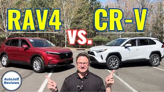 SUV Battle 2024 Honda CRV vs 2024 Toyota RAV4 [upl. by Harris]