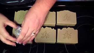 How to Stamp Cold Process Soap [upl. by Annerb371]