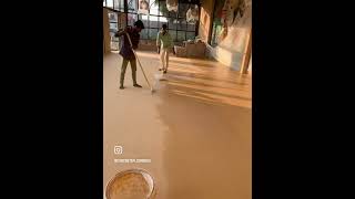 Micro concrete topping application [upl. by Achilles]